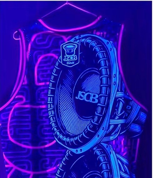 Débardeur JSCB effet fluo