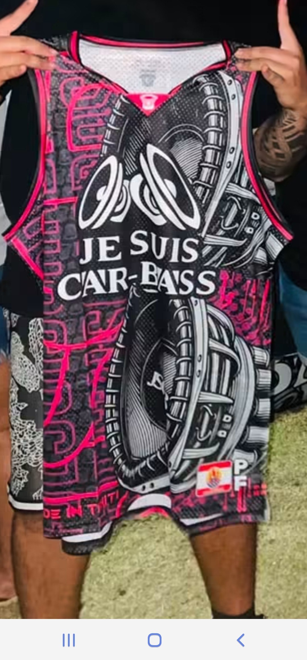 Débardeur Je suis Car-Bass